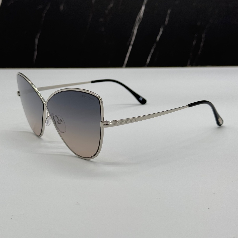 NEW TOM FORD TF569 16B WOMEN BUTTERFLY SUNGLASSES TOM FORD ELISE-02 FT0569/S 16B - Picture 5 of 11